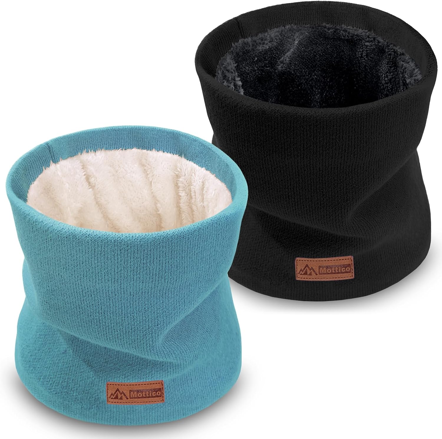 Neck Warmer Gaiter for Men Women,Winter Soft Thick Warm Fleece Lined Face Ski Mask Scarf Cold Weather Running