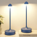 Kakanuo Rechargeable Cordless Table Lamp, Battery Operated Lamps, 3-Color Stepless Dimming, Portable Wireless Desk Lamp, LED Lighting for Dining Room, Restaurant, Office, Bar, Home(Navy 2 Pack)