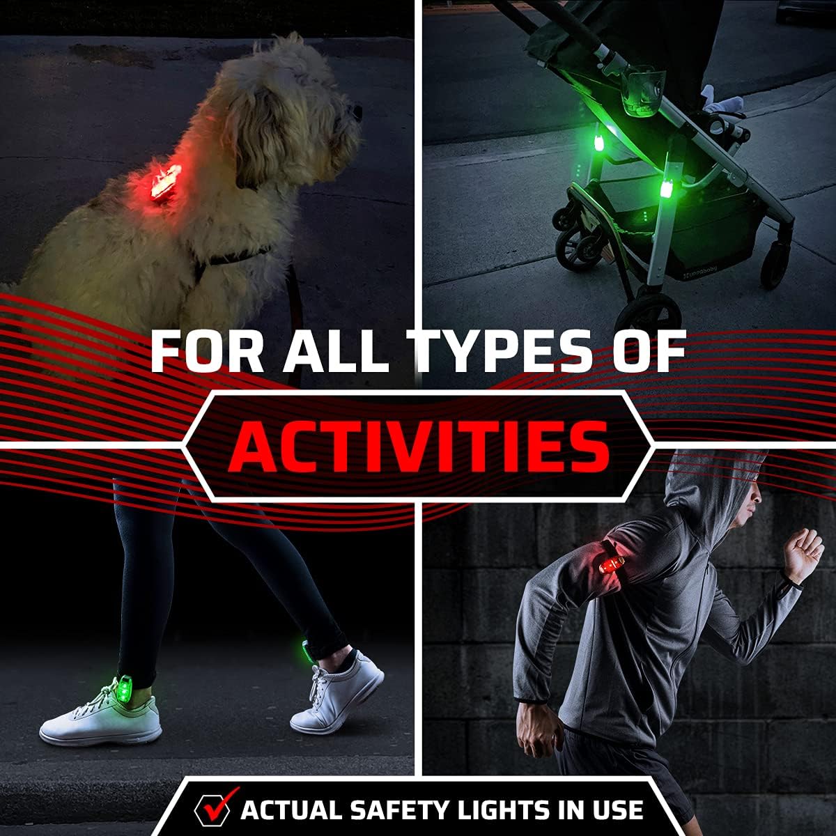Bike Lights for Night Riding, USB Rechargeable Front and Back Lights, LED Bicycle Headlight and Tail Light Set, Water Resistant Bike Lights Rechargeable for Mountain Bikes, Kids Bike Light, MTB Light