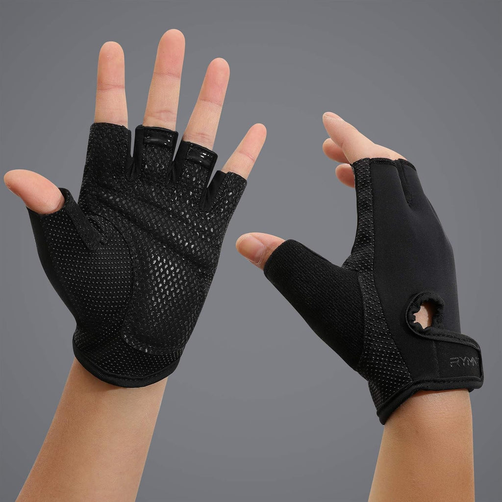 Workout Gloves for Women Men, Weight Lifting Gloves Padded, Full Palm Grip