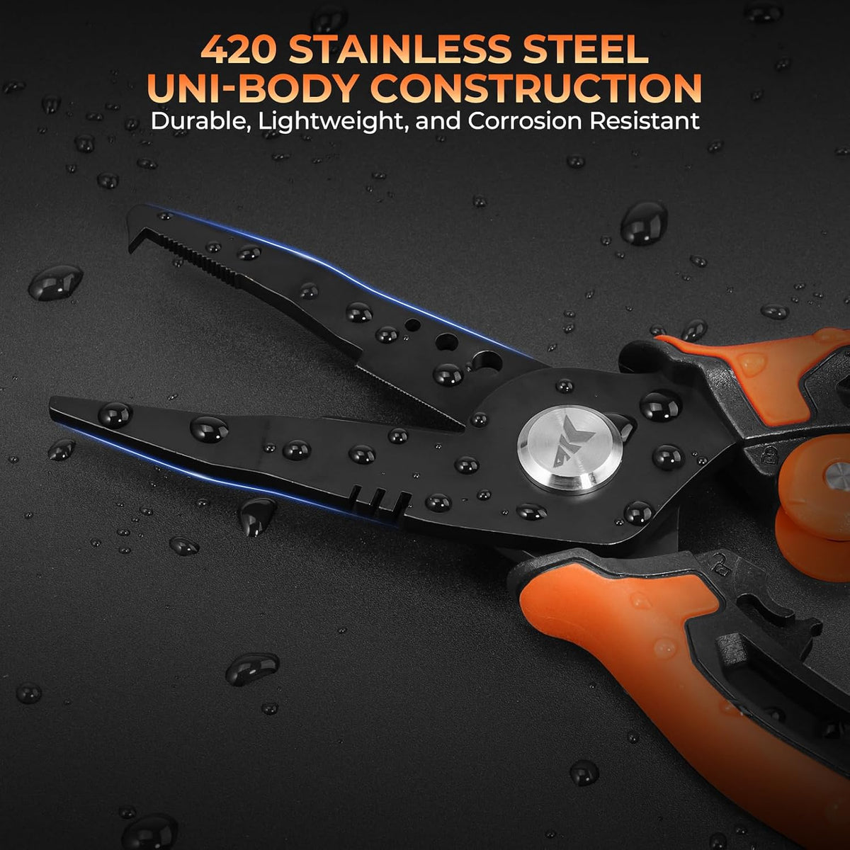 KastKing AeroVice 7.5” Fishing Pliers, Saltwater Resistant Fishing Gear