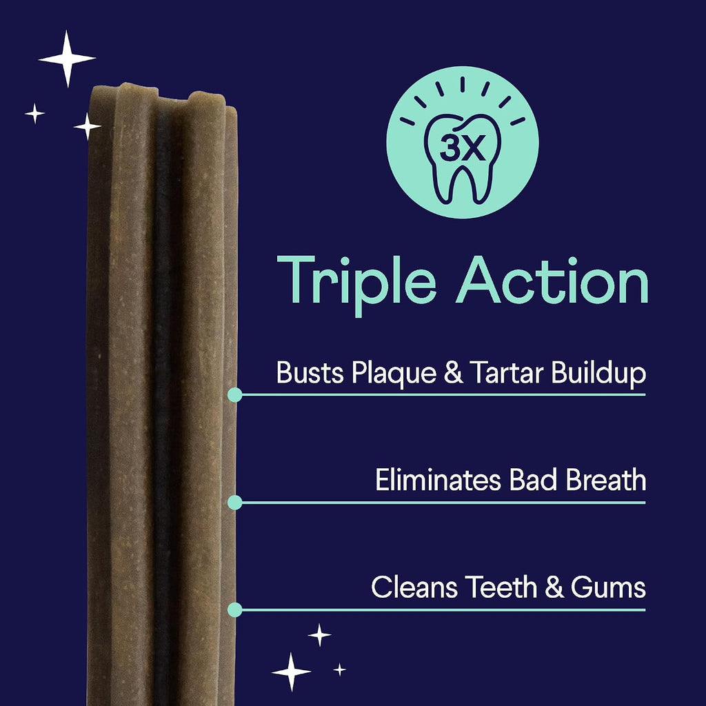 Finn Plaque Patrol Dental Chews - Fights Tartar & Bad Breath - Small Dogs
