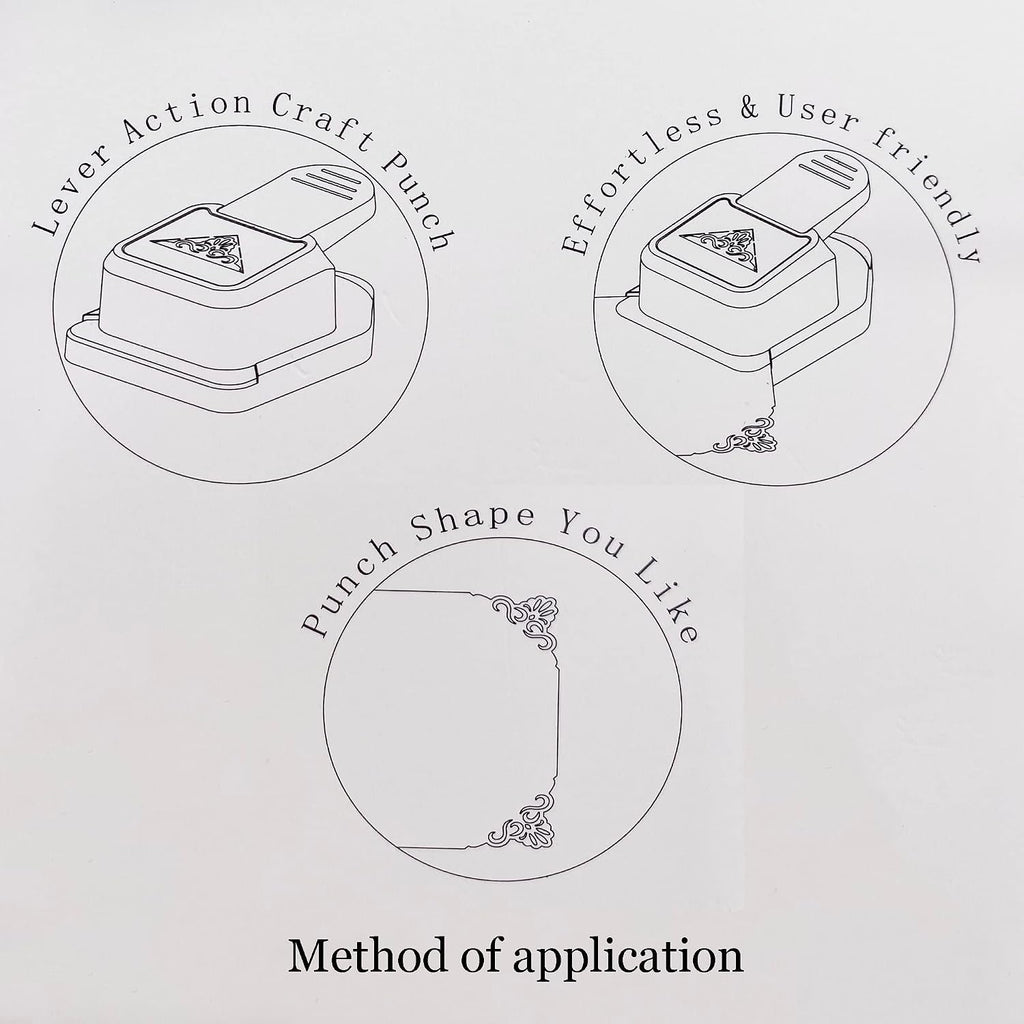 Edge Paper Punch Scrapbook Craft Corner Punches for Card Making