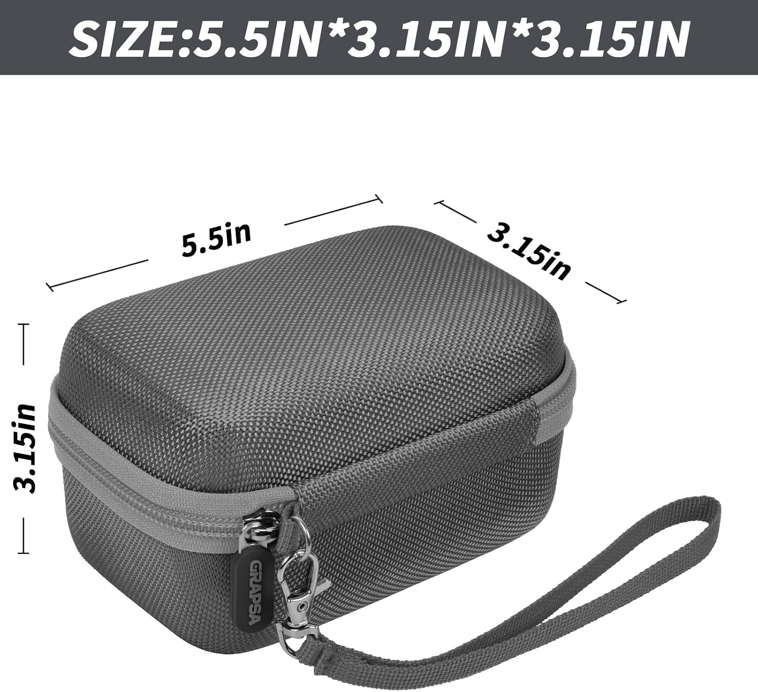 Digital Camera Case Compatible with TEBNGIHNM for Duluvulu for Oiadek for zheozeig for Zostuic for Toiauaha 4K Vlogging Camera. Storage Holder Bag for Canon PowerShot (Box Only)- Grey