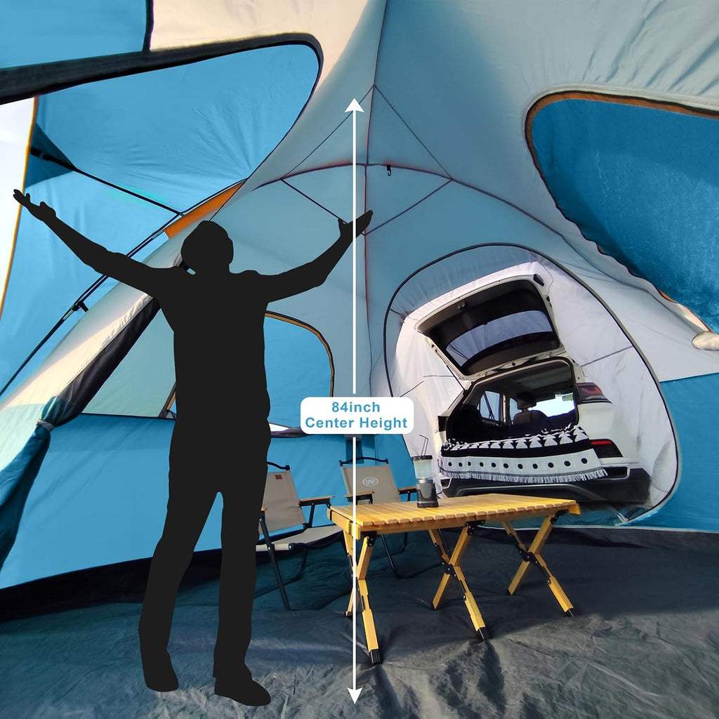 UNP SUV Dome Tent for Camping Outdoor 6 Person Car Camping Tent