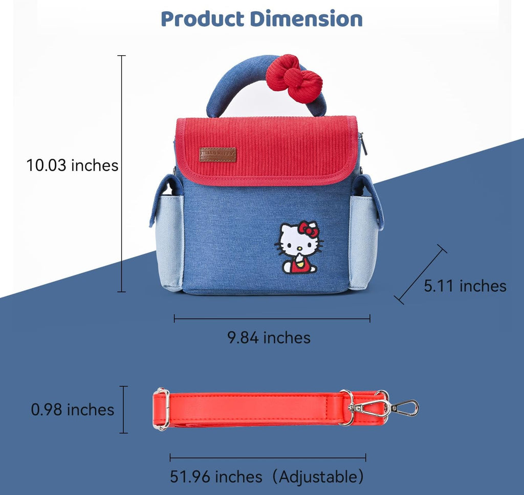 Kuitmor Camera Bag, DSLR/SLR/Mirrorless Crossbody Camera Shoulder Bag with Compartment Compatible with Fujifilm/Canon/Sony for Photographers - HLK