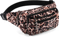 Oxpecker Waist Pack Bag, Leopard Print