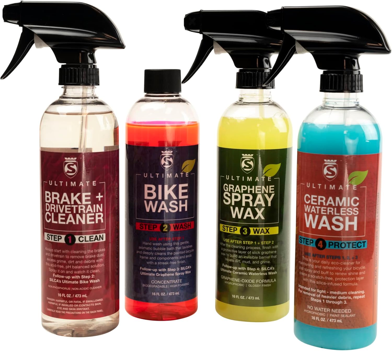 SILCA Ultimate SPA Ceramic Waterless Bike Cleaner - Pina Colada, 16oz Spray