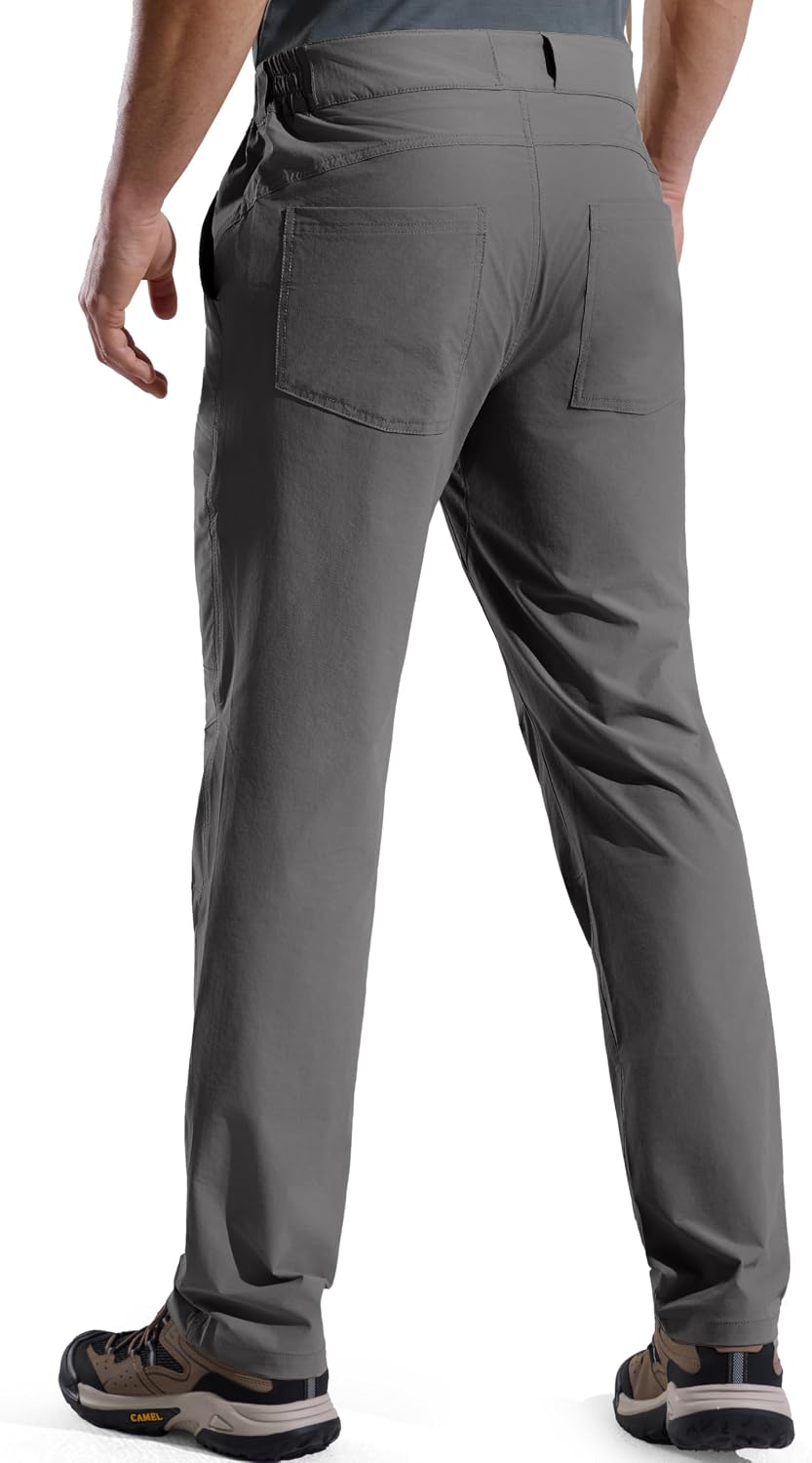 FREE SOLDIER Men's Outdoor Cargo Hiking Pants with Belt