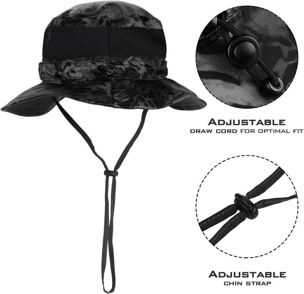 KastKing Sol Armis UPF 50 Boonie Hat for Sun Protection,Men Women