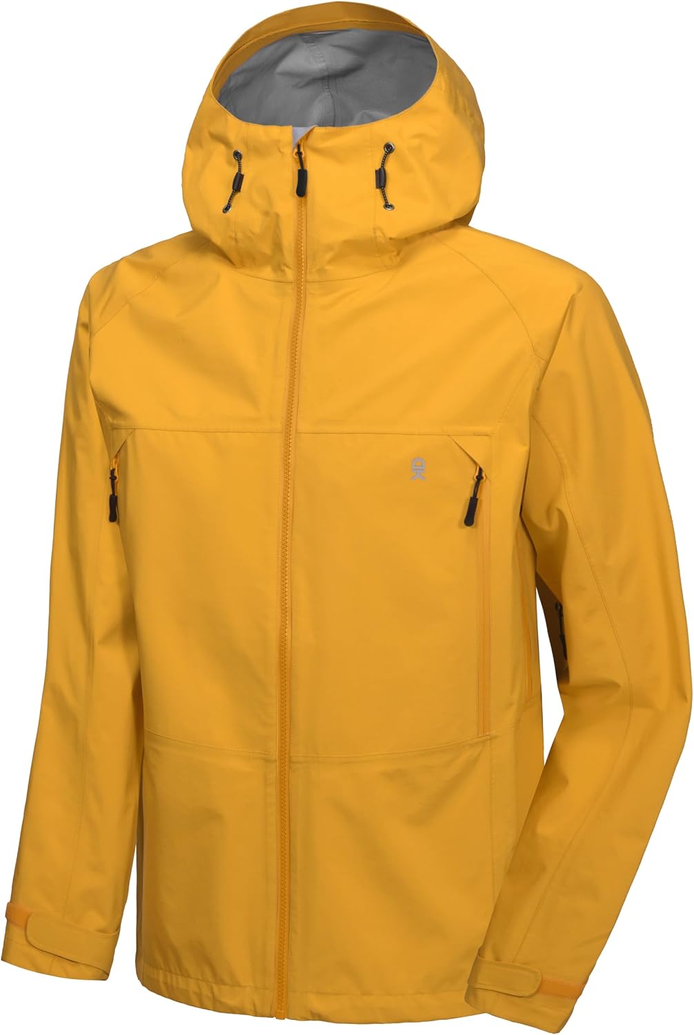 Little Donkey Andy Men's High-performance 3L Hard Shell Waterproof Rain Jacket Breathable Rain Gear for Hiking,Travelling