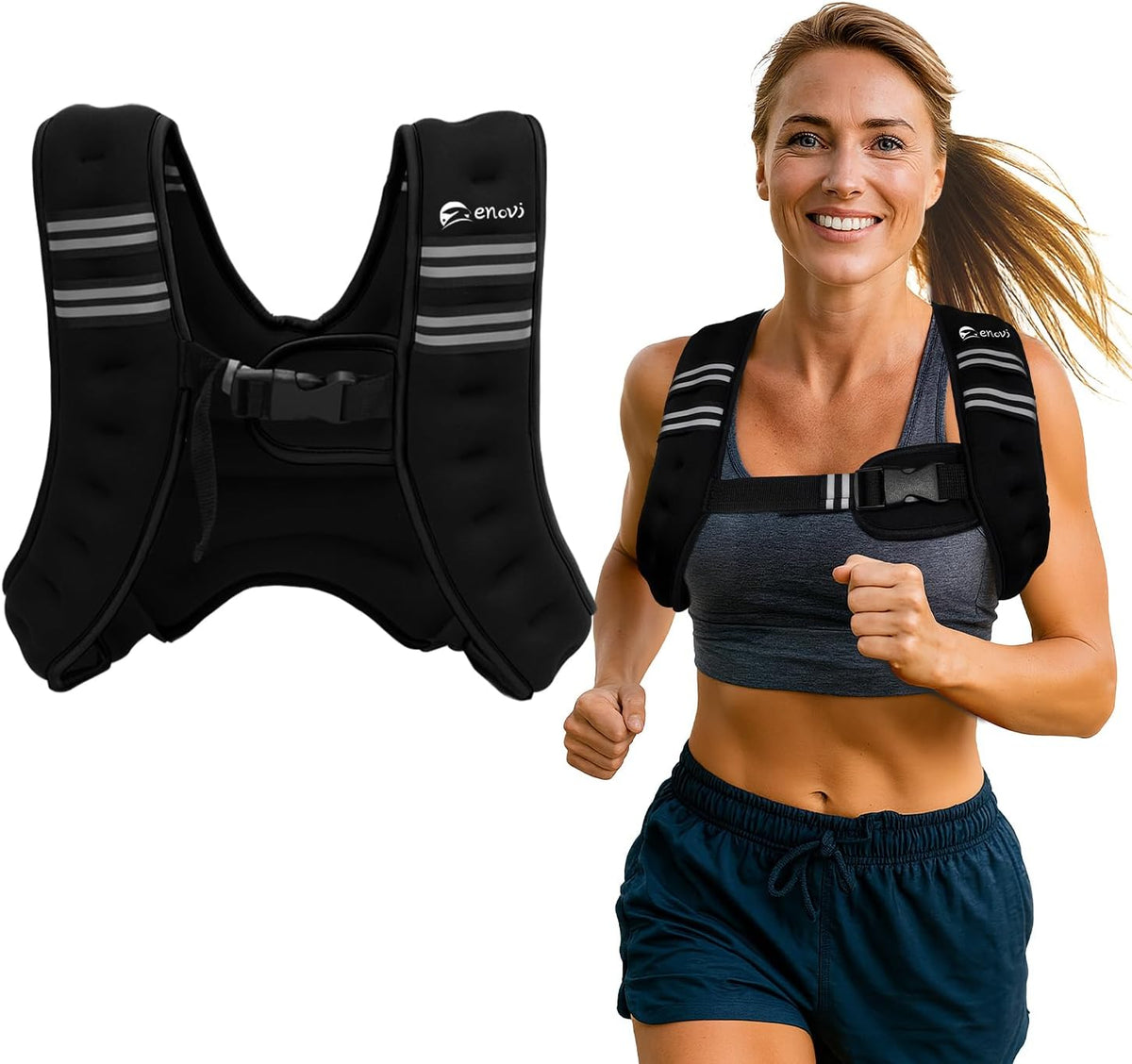 EasyGo Weighted Vest Woman, 8lb/10lb/12lb, Weighted Vest for Women