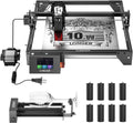 Longer RAY5 Laser Engraver with Air Pump,20W Output,24000mm/min High Speed,0.06mm High Precision Laser Engraver and Cutter for Wood,Metal,Acrylic,Cylindrical Objects, Working Area 15.75"x15.75"