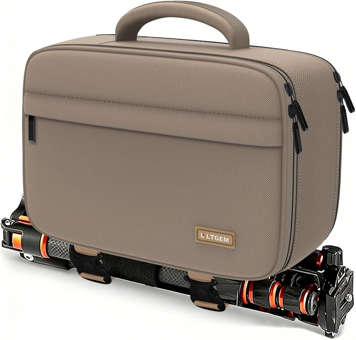 Camera Bag for Canon/Sony/Nikon DSLR SLR Camera and Multiple Lens Beige