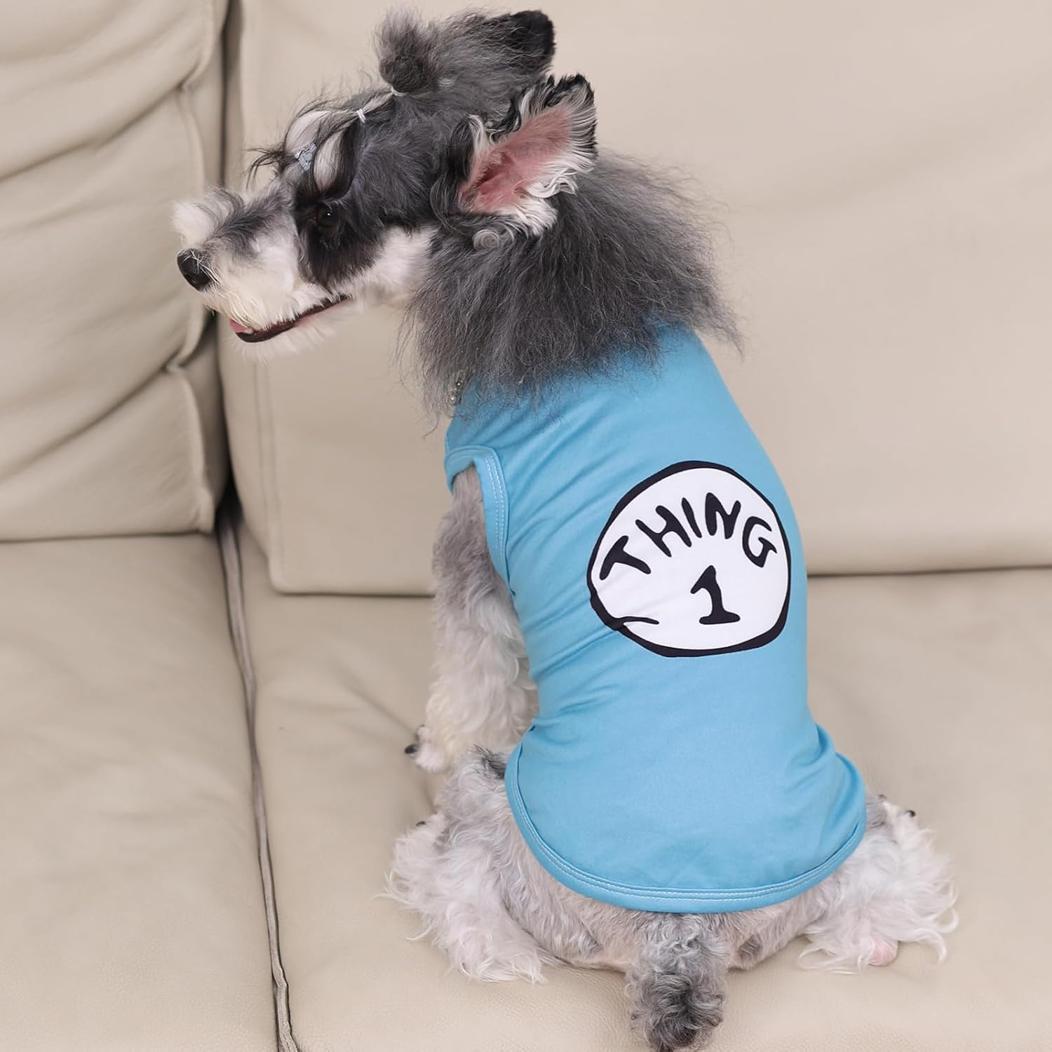 CuteBone Dog Shirts 2-Pack Soft Pet Clothes Breathable Summer Vest for Small Puppy and Stretchy Cat Apparel