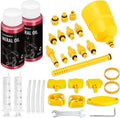 CHUMXINY Brake Bleed Kit for SHIMANO, TEKTRO Hydraulic Disc Brakes, Including High Performance Mineral Brake Fluid (120ml)