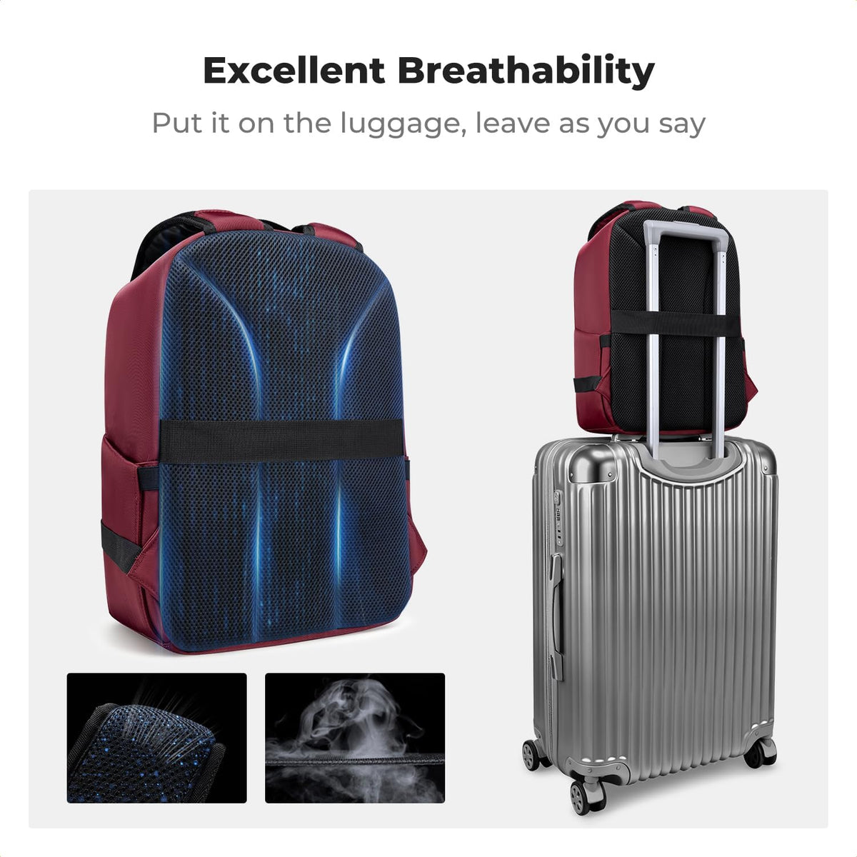K&F CONCEPT Camera Backpack, DSLR/SLR/Mirrorless Photography Camera Bag