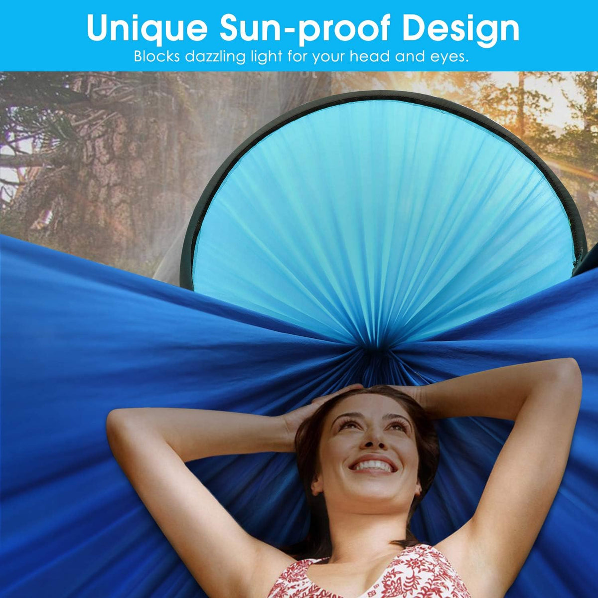 G4Free Large Camping Hammock for Outside with Mosquito Net 2 People Hammock