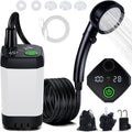 Spopal Portable Shower for Camping, [Long-Lasting] 6000mAh Rechargeable