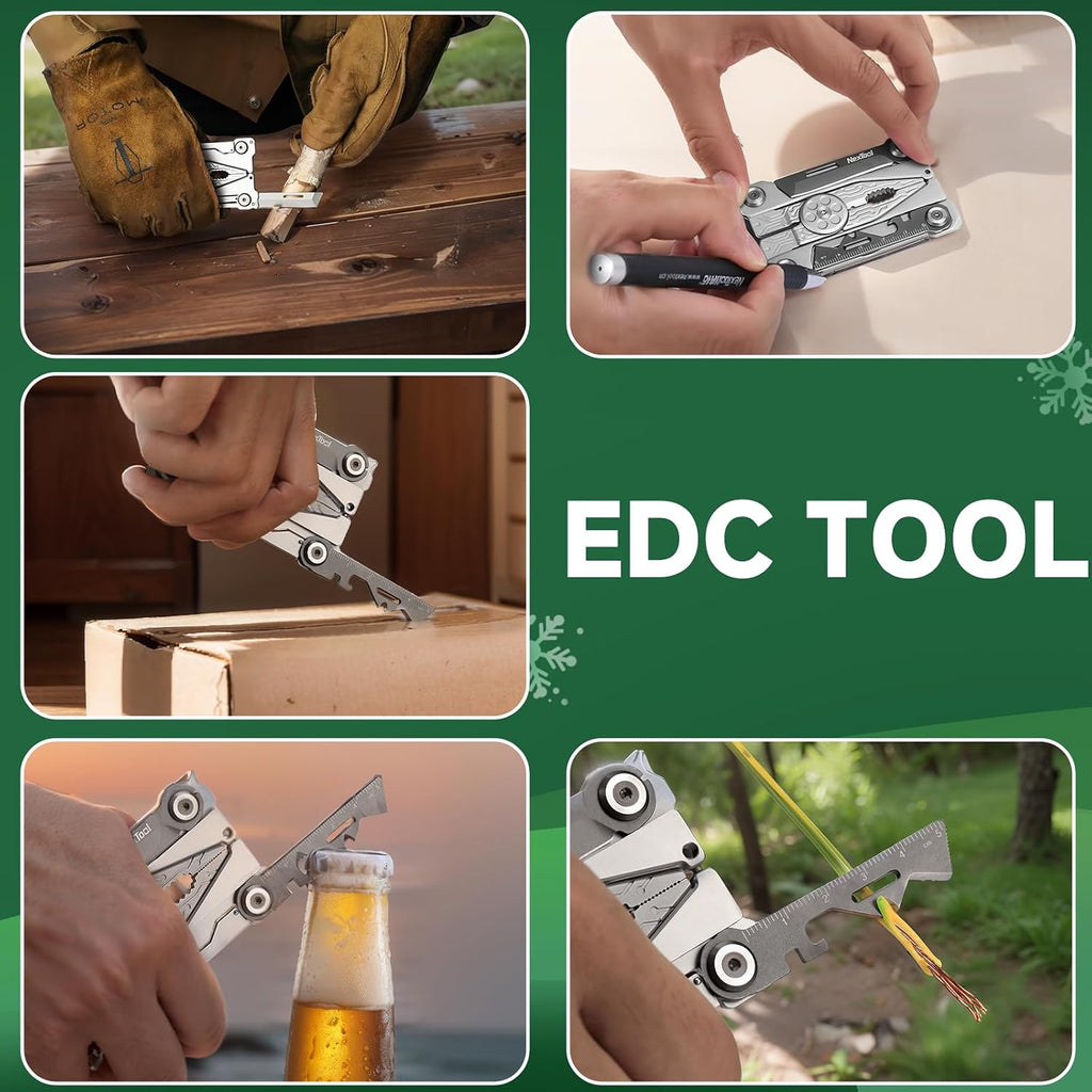 NexTool Credit Card Multitool, Silver Blade EDC Tool