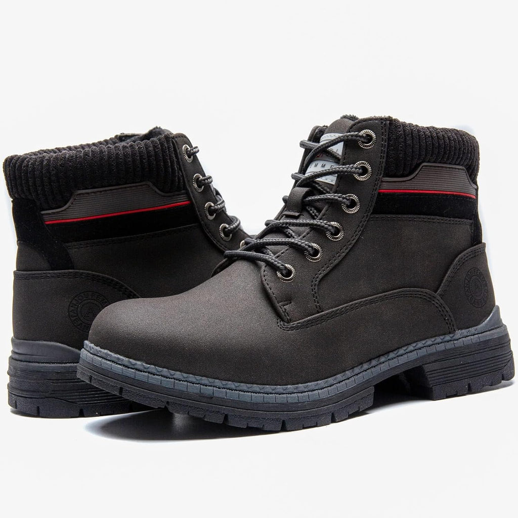 ANJOUFEMME Outdoor Hiking Boots for Women Waterproof - Womens Ankle Boots Lightweight Snow Winter Boots for Trekking Walking