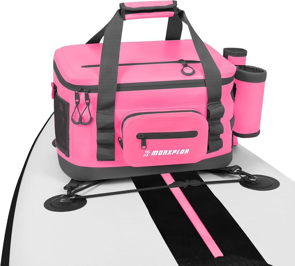 MORXPLOR Waterproof Shell 24 cans Paddle Board Cooler Bag, Sup Deck,Kayak Cooler Bag Accessories