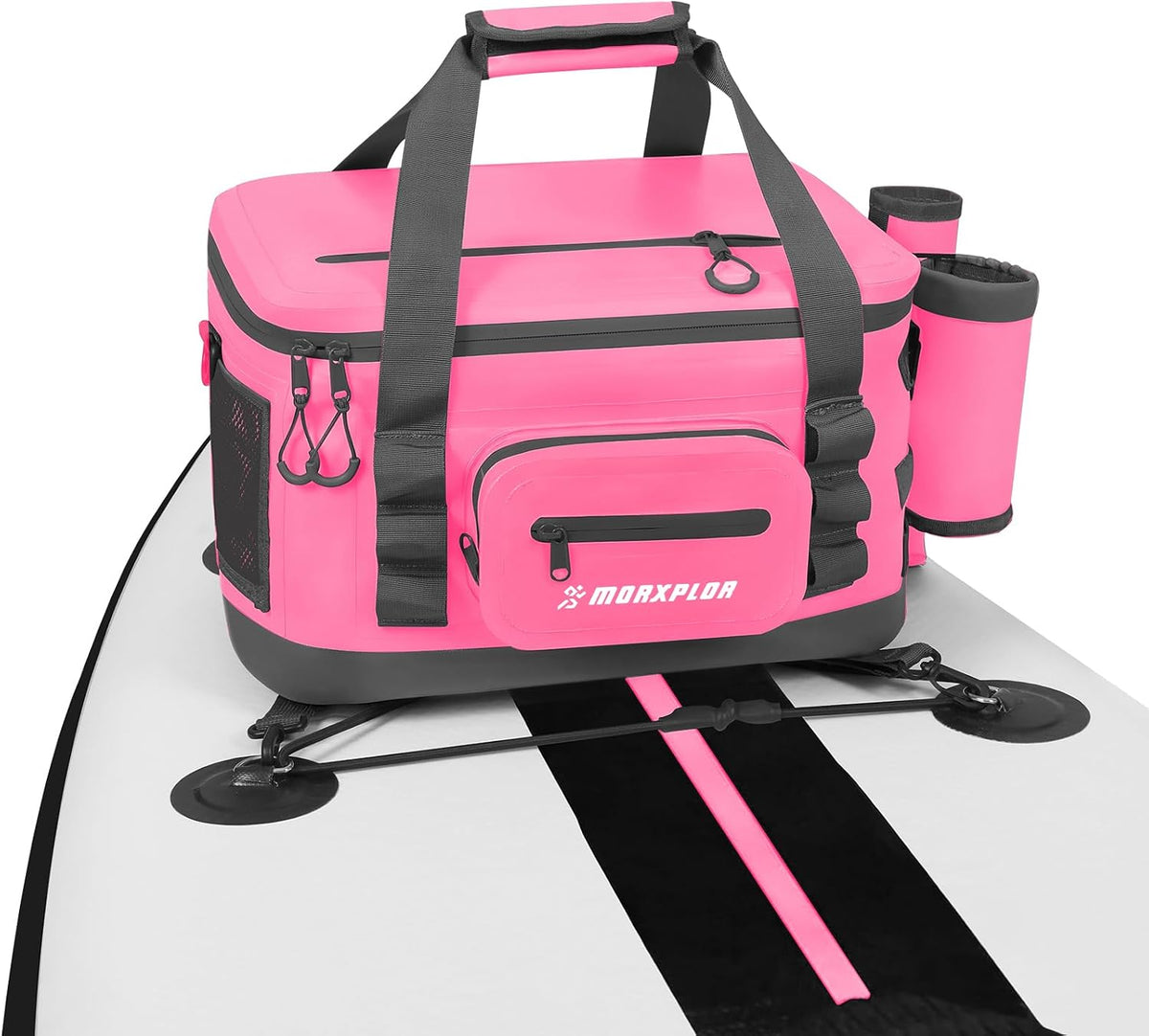 MORXPLOR Waterproof Shell 24 cans Paddle Board Cooler Bag, Sup Deck,Kayak Cooler Bag Accessories
