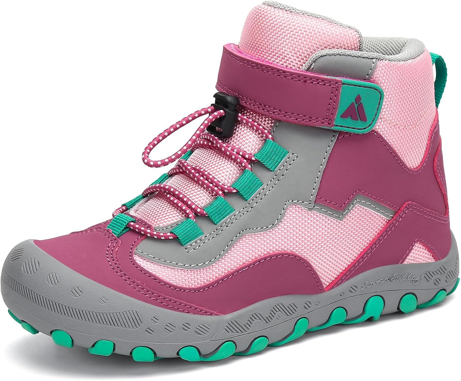 Mishansha Kids Hiking Boots Toddler Boys Girls Hiking Shoes Outdoor Trail | Kids Sneakers Anti-Collision, Water-Resistant, Non-Slip Athletic Trekking Shoes for Walking, Camping, School& Play Outdoor