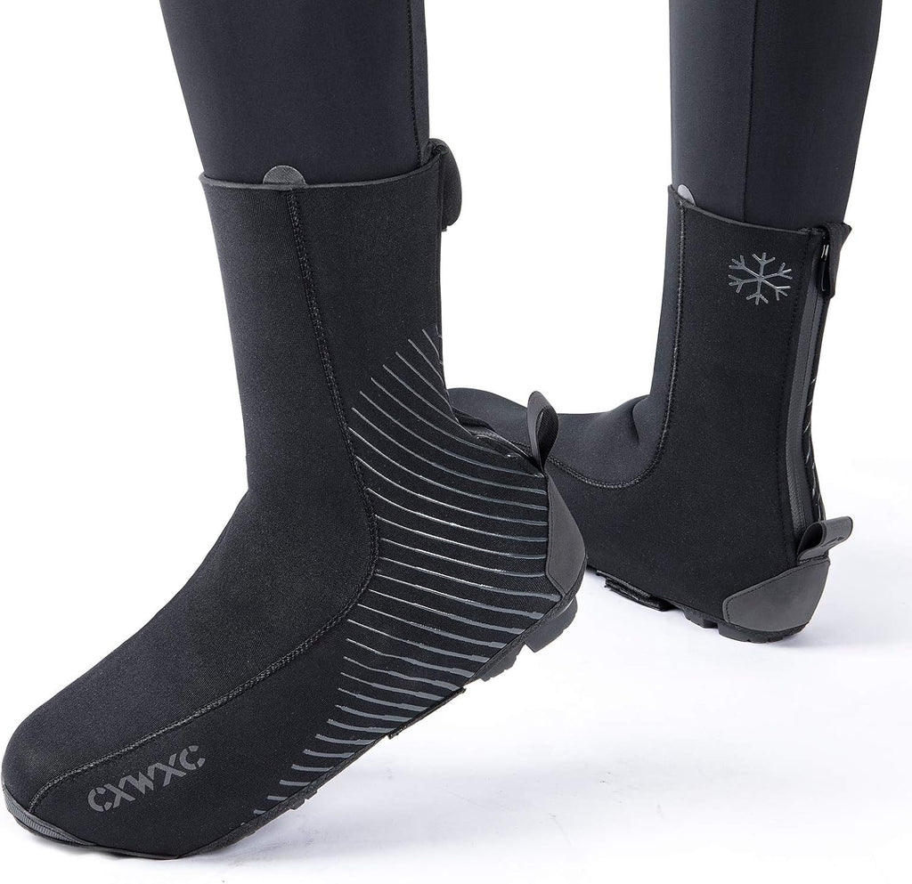 Cycling Shoe Covers Cold Weather for Men Women - Waterproof Shoe Covers Winter Outdoor Sports - Rain Cycling Overshoes, Road/Mountain Bike Booties