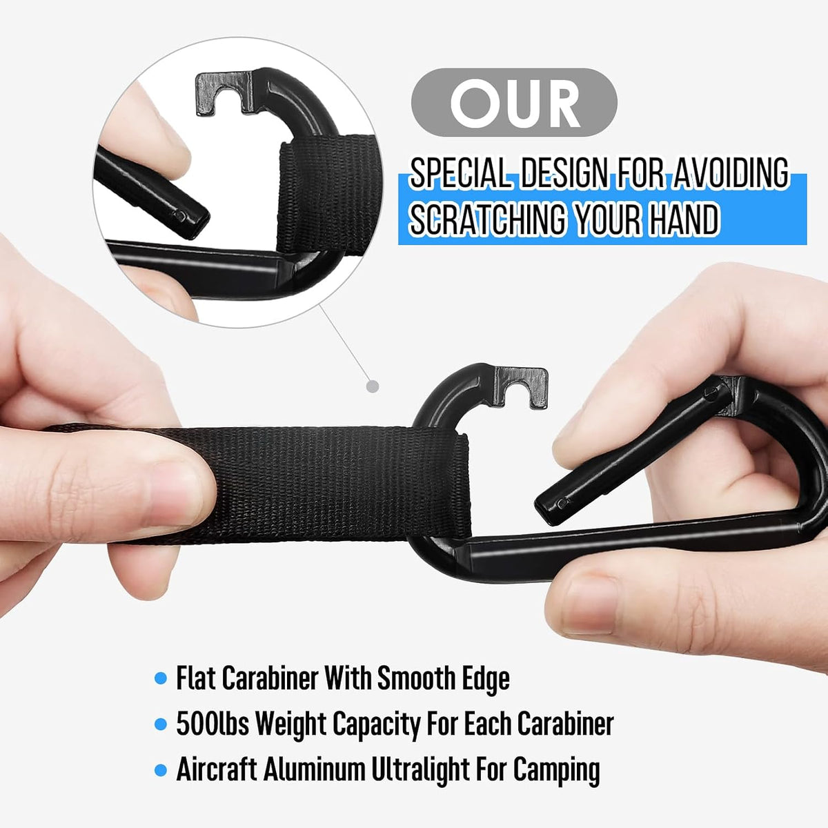Grassman Camping Hammock Double & Single Portable Hammock with Tree Straps, Lightweight Nylon Parachute Hammocks Camping Accessories Gear for Indoor Outdoor Backpacking, Travel, Hiking, Beach