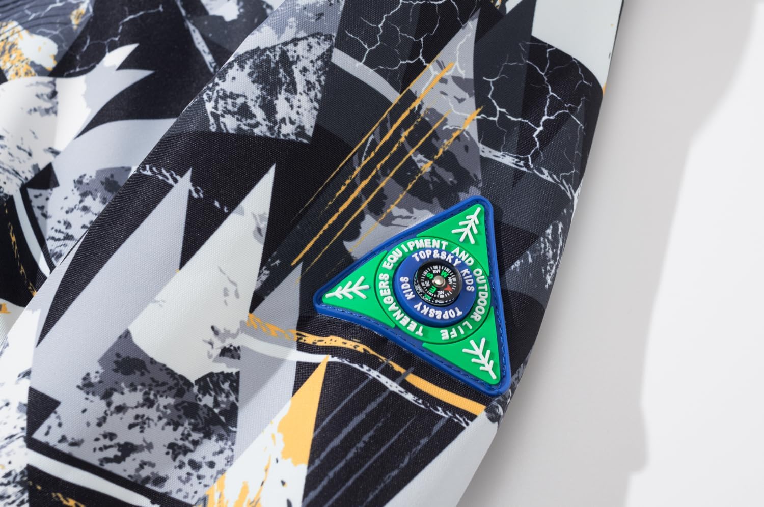 MGEOY Kids Rain Jacket, Waterproof Lightweight Hooded Windbreaker for Boys Girls 4-16Y