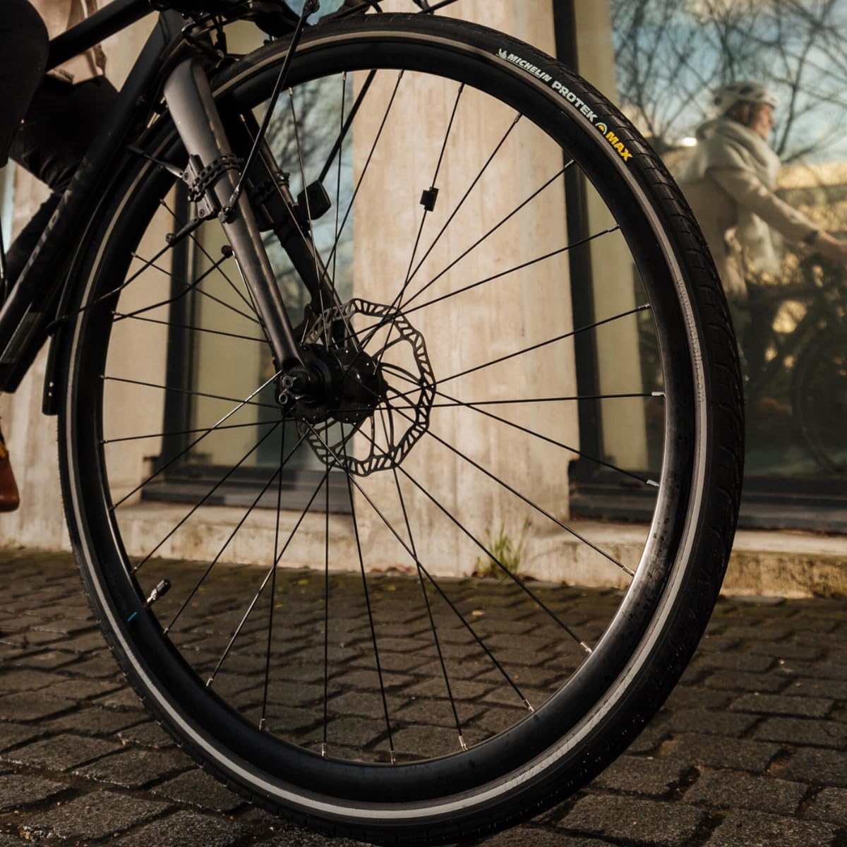 Michelin Protek Max BR Bike Tires | Puncture-Protection, Reflective Strip,
