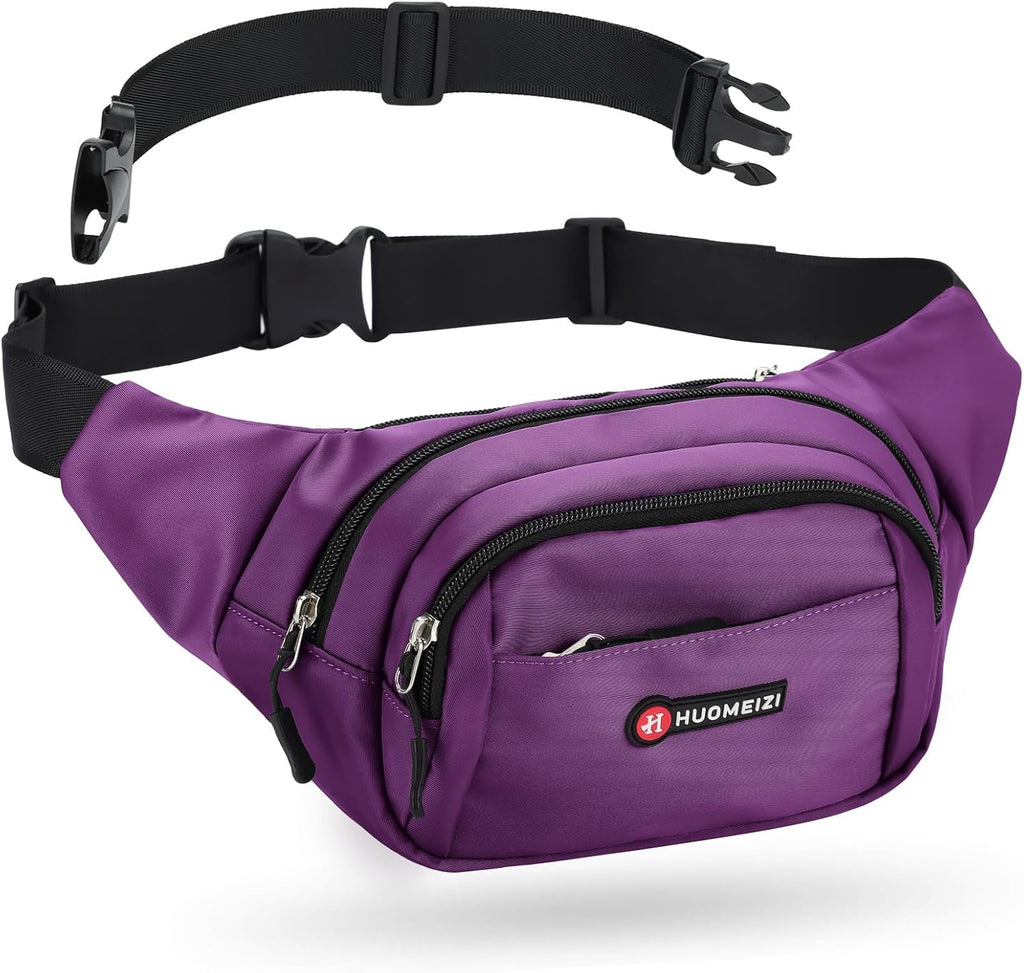 Fanny Pack Men Women Plus Size with Extender Strap 70" Waist Bag