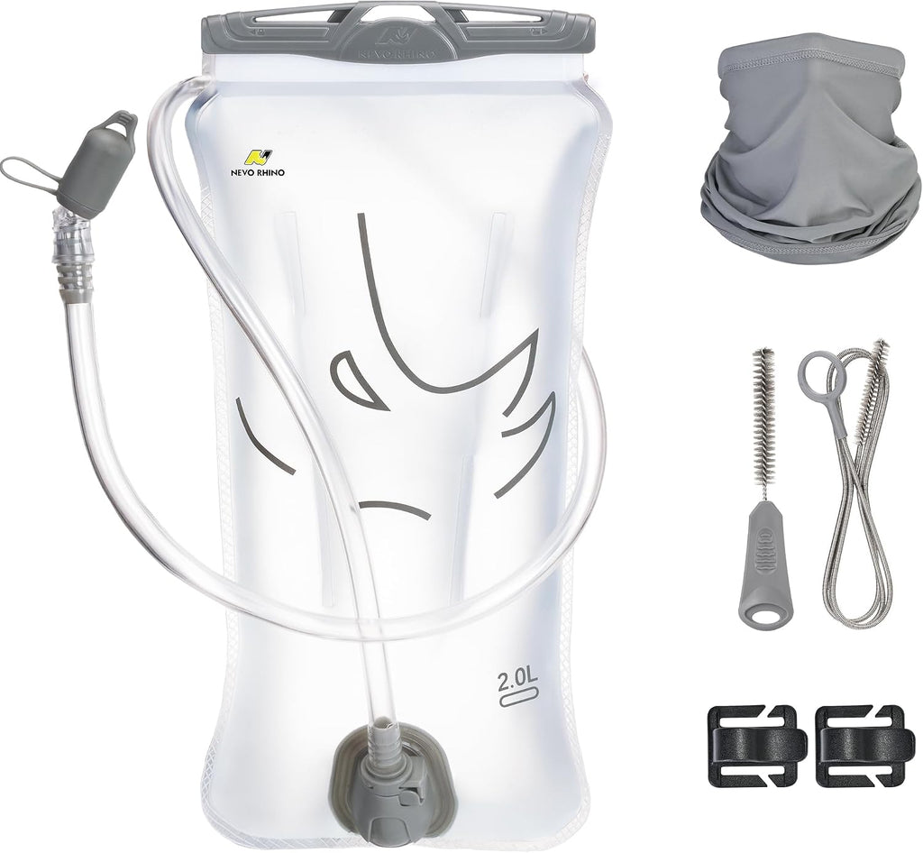 N NEVO RHINO Water Bladder 1L- 1.5L- 2L, Hydration Bladder for Running Vest