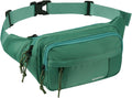 WATERFLY Fanny Pack Waist Bag: 2.5L Large 5 Zipper Pockets for Women Men