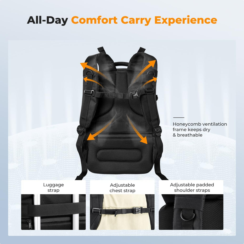 K&F CONCEPT Camera Backpack Bag, Drone Backpack with Pre-Scored Foam