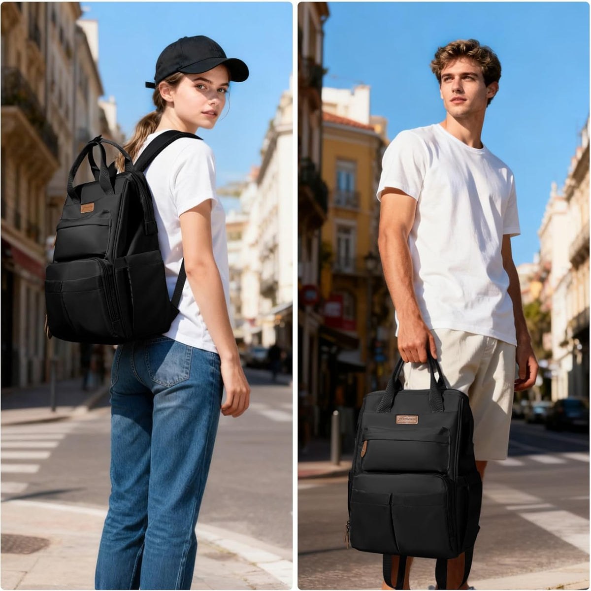 Maelstrom Laptop Backpack for Women Men, 15.6-17.3" Waterproof Travel Bag