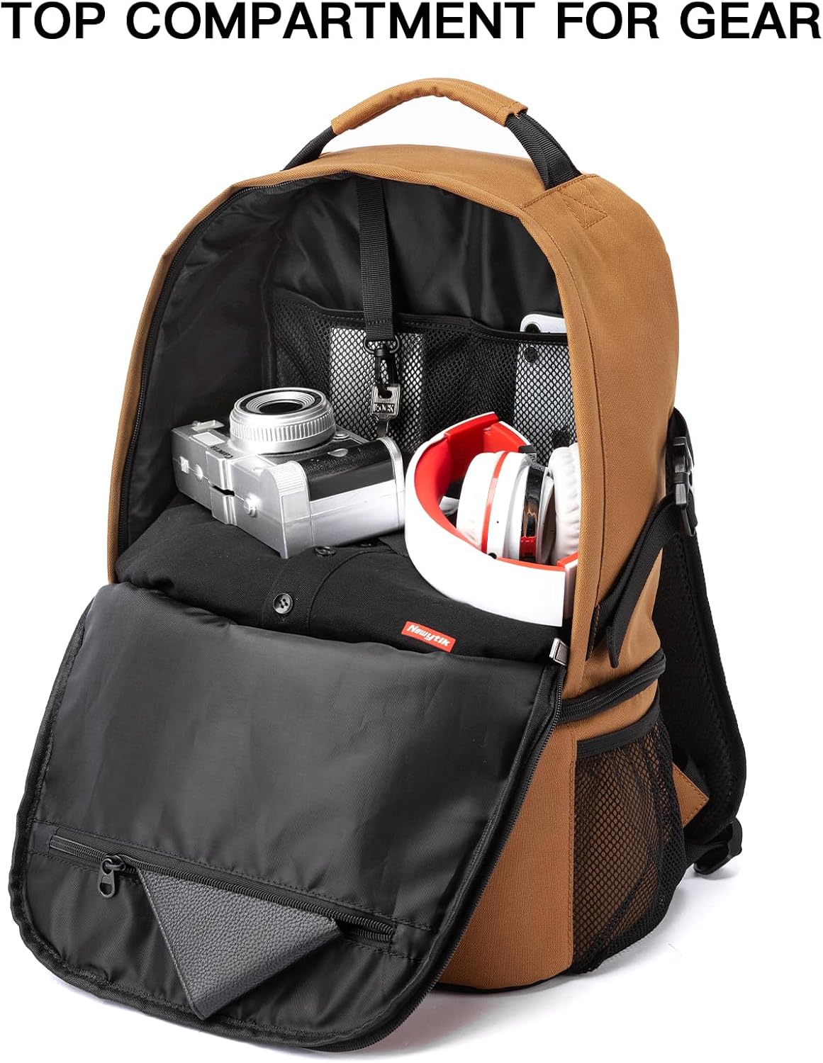 TUGUAN Dual Compartment Cooler Backpack Insulated 16Cans Lunch Box Backpack