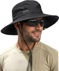 FURTALK Mens Bucket Sun Hat UPF Protection Wide Brim Breathable Fishing Hat