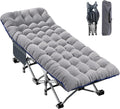 ABORON XXL Folding Camping Cot for Adults, 32 in Wide with Mattress, 900 lb