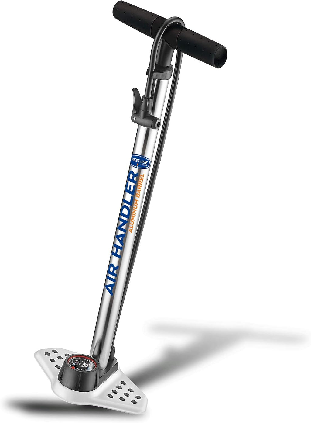 BIKETUBE Air Handler Bike Floor Pump with Industrial Gauge
