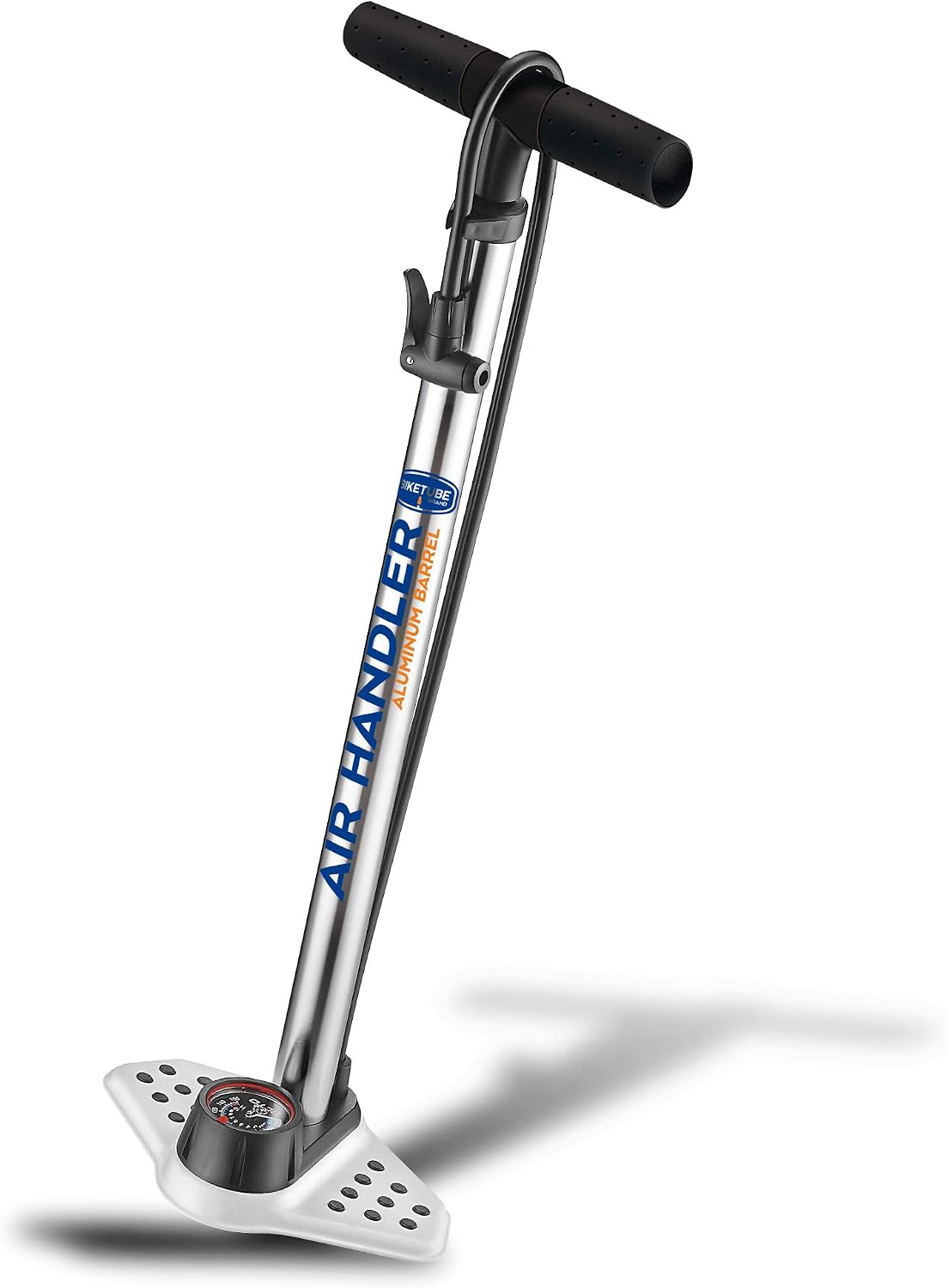 BIKETUBE Air Handler Bike Floor Pump with Industrial Gauge