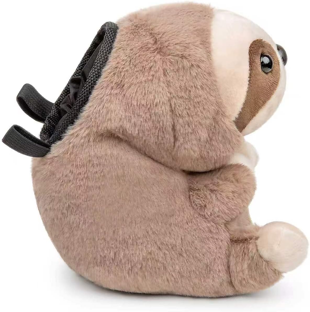 Sloth Rock Climbing Chalk Bag, Fun Plush Animal Chalk Pouch with Drawstring, Adjustable Waist Belt for Indoor Outdoor Bouldering Sport Climbing