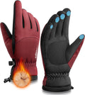 SIMARI Winter Waterproof Warm Gloves Women Men with Touchscreen Fingers, Ski Snow Windproof for Cold Weather Thermal, for Running Hiking Driving Cycling Outdoor Sports Daily Work