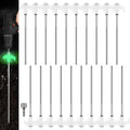 Hicarer 20 Pcs 8" Screw in Tent Stakes Ground Anchors, Luminous White