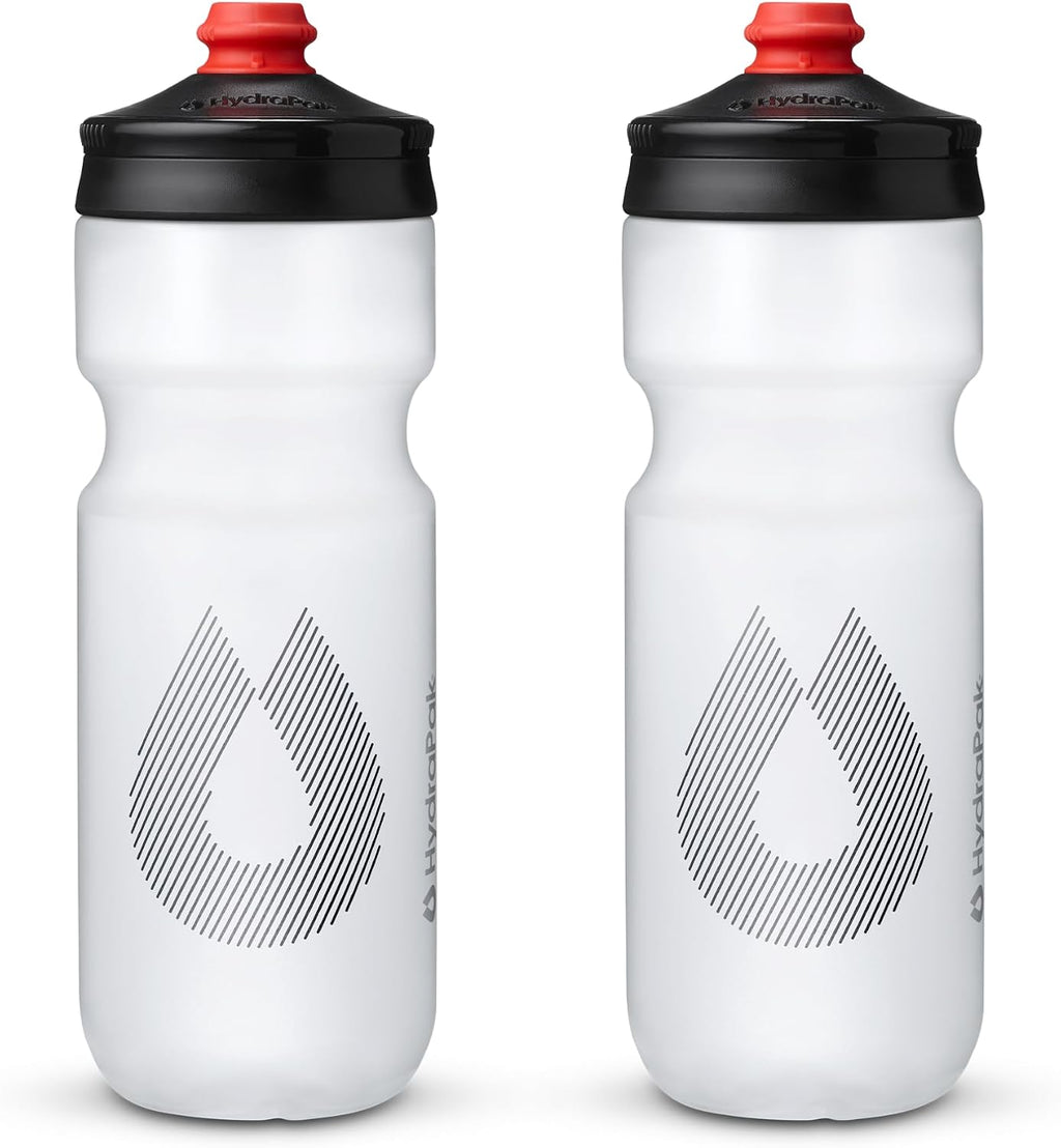 HydraPak Breakaway Surge Lightweight Bike Water Bottle (25oz, Clear)