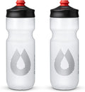 HydraPak Breakaway Surge Lightweight Bike Water Bottle (25oz, Clear)