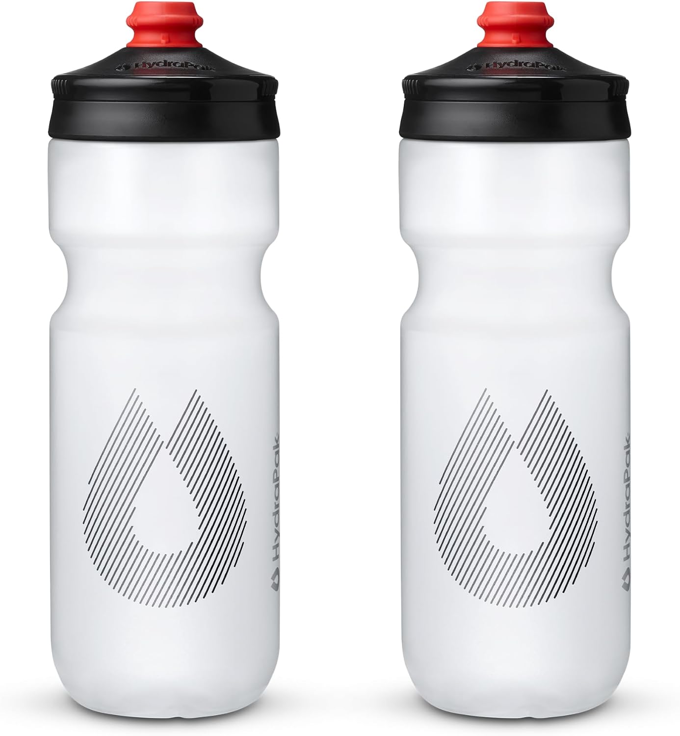 HydraPak Breakaway Surge Lightweight Bike Water Bottle (25oz, Clear)