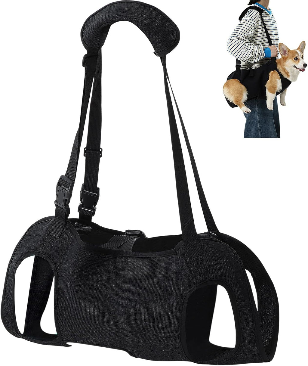 Shinylin Dog Carry Sling Emergency Backpack Dog Lift Harness, XL