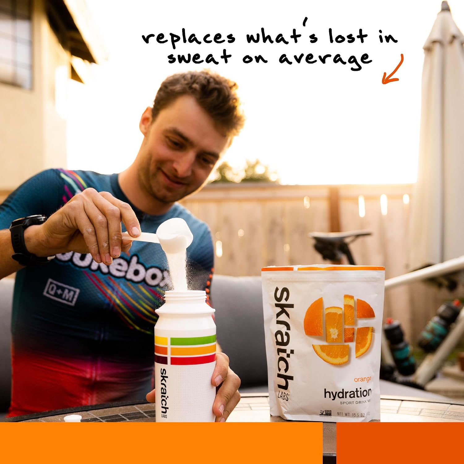 Skratch Labs Hydration Sports Drink Mix, Orange, 60 Servings